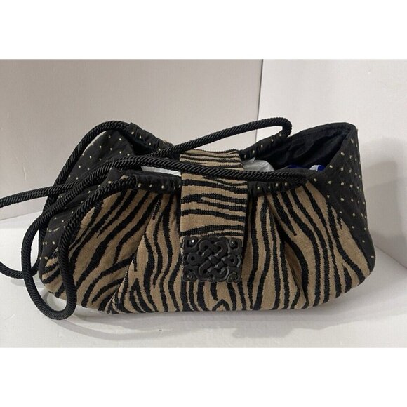 L. O'Neill Design Tapestry Carved Natural Stone Purse Handmade Limited Edition - Picture 1 of 10